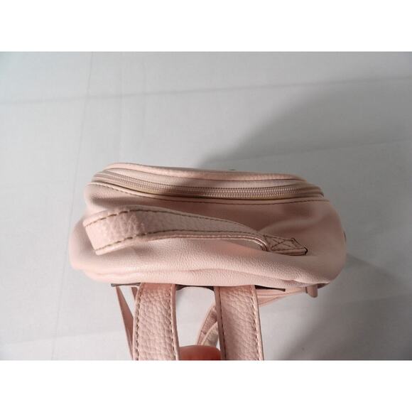 Juicy Couture Mini Backpack Blush Purse Pink Y2K Faux Leather Gold - Picture 10 of 12